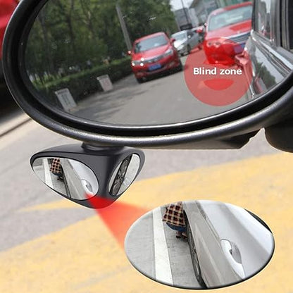 🚗HD Car Blind Spot Elimination Mirror - 360° Rotatable, Rain/Fog Resistant
