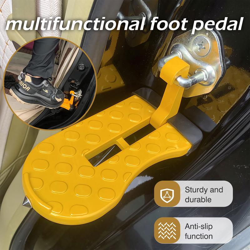 🔥Limited Time 49% Off✨1 Count SUV Roof Step Assist, Car Door Hook-On Foot Pedal