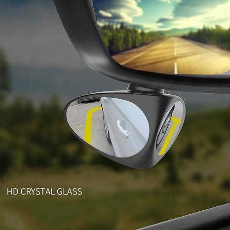 🚗HD Car Blind Spot Elimination Mirror - 360° Rotatable, Rain/Fog Resistant